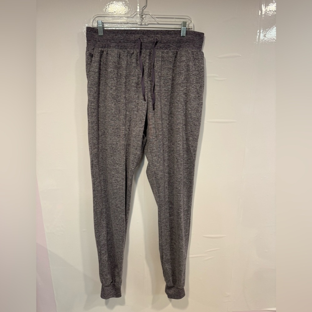 Balance‎ Athletica Heathered Purple Gray soft joggers
